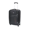 Kép 1/9 - TraveLux light közepes bőrönd puha 68x45x25 cm fekete