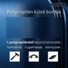 Kép 3/9 - TraveLux Voyager kabinbőrönd keményfedeles levehető kerékkel 55x40x20 cm szürke
