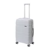 Kép 1/9 - TraveLux Voyager közepes bőrönd keményfedeles 68x45x25 cm szürke