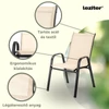 Kép 5/9 - Lizi balcony kerti bútor garnitúra szett bézs