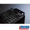 Kép 4/5 - Meiho Bucket Mouth BM-9000 műanyag horgász láda Fekete/fehér