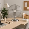 Kép 2/2 - Techwood TVI-335 fém asztali ventilátor, 30 cm-es lapátátmérő, 45 W, 3 sebesség, oszcillálás, hálózati tápellátás