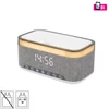 Kép 1/5 - HOME LTCR06 multimédia lejátszó és ébresztőóra, 2x5 Watt, Qi telefontöltés, Bluetooth TWS, FM rádió, LED kijelző, beépített akkumulátor