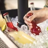 Kép 5/5 - Bevy Cool bár kerti italtartó asztal cappuccino