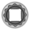 Kép 2/3 - MTX 22mm 1/2" dugókulcs biHexagonal Cr-V