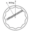 Kép 3/3 - MTX 22mm 1/2" dugókulcs biHexagonal Cr-V