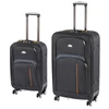 Kép 1/9 - TraveLux Light III gurulós bőrönd szett fekete