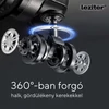 Kép 7/9 - TraveLux Light III gurulós bőrönd szett fekete