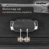 Kép 9/9 - TraveLux Light III gurulós bőrönd szett fekete
