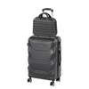 Kép 1/9 - TraveLux Max III gurulós bőrönd szett fekete