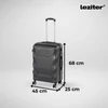Kép 4/9 - TraveLux Max III gurulós bőrönd szett fekete