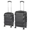 Kép 1/9 - TraveLux Max V gurulós bőrönd szett fekete