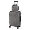 Kép 1/9 - TraveLux Pro IV gurulós bőrönd szett szürke