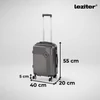 Kép 4/9 - TraveLux Pro IX gurulós bőrönd szett szürke