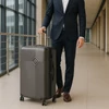 Kép 3/9 - TraveLux Pro X gurulós bőrönd szett szürke