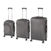 Kép 1/9 - TraveLux Pro XXI gurulós bőrönd szett szürke