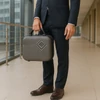 Kép 2/9 - TraveLux Pro XXIV gurulós bőrönd szett szürke