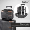 Kép 6/9 - TraveLux Urban VI gurulós bőrönd szett fekete