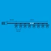 Kép 3/3 - LED-es izzósor, fa angyal, 3,8m, 3V