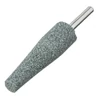 Kép 1/3 - DENZEL 19x60mm 63C hosszúkás kúp csiszolókő fúróhoz (PShM) 6mm szár
