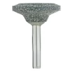 Kép 3/3 - DENZEL 32x12mm 63C csiszolókő tányér alak, fúróhoz 6mm szár