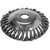 Kép 1/3 - YATO 150 x 25,4 mm döntött sodrott körkefe fűkaszához, fűszegélyvágóhoz