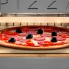 Kép 4/6 - HOME HGPZ02 elektromos pizzakemence, 2000W, max. 380 °C, IPX4 védelem, 33x33 cm sütési felület, 1,5 cm-es Cordierite pizzakő, rozsdamentes ajtó