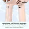 Kép 3/7 - Rico kézi hordozható usb ventilátor 5 W 2000 mAh rózsaszín