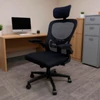 Kép 2/2 - Flexo ergonomikus irodai forgószék deréktámasszal fekete