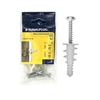 Kép 3/3 - KOELNER 16x36 mm 6db csavarmenetű gipszkarton dübel D fejű 3,9x32mm csavarral R-S3-DRA01/6 bliszter