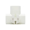 Kép 3/5 - HOME TPF3E T elosztó, 3-as EURO aljzat, 250V~, max. 1850 W, 3x2,5A, fehér