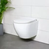 Kép 2/2 - Delano fali rimless WC soft-close ülőkével