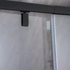 Kép 5/5 - Flexi állítható zuhanyajtó 86-101x185 cm fekete