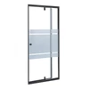 Kép 1/5 - Flexi-S állítható zuhanyajtó 96-111x185 cm fekete