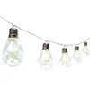Kép 2/3 - Home ML 15 GLOBE micro LED-es villanykörte fényfüzér, 3,5 m / 70 db melegfehér micro LED, üveg villanykörte búra, átlátszó vezeték, adapter, kül- és beltéri kivitel