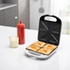 Kép 3/3 - HOME HGSZ48 szendvicssütő, 1200 W, egyszerre 4 szendvics sütése, tapadásmentes felület, jelzőfények