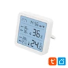 Kép 1/2 - Home HSTHC hő- és páratartalom mérő, óra, nagy LCD kijelző, Smart Life, Tuya Smart, okos otthon, telefonos értesítés, automatizálás, eszközvezérlés, riasztás