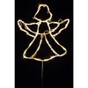 Kép 2/5 - HOME KID501WW angyal ablakdísz, 35 db melegfehér LED, időzítő, kül- és beltéri kivitel