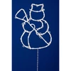 Kép 3/4 - HOME KID507BWW hóember ablakdísz, 35 db melegfehér LED, időzítő, elemes, beltéri kivitel