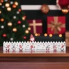 Kép 2/5 - Home KLW25 LED-es adventi naptár, 7db LED világítás, fa alapanyag, elemes tápellátás, beltéri kivitel