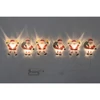 Kép 4/6 - Home MLS6 LED-es mikulás fényfüzér, szilikon, 6db melegfehér LED, elemes tápellátás, beltéri kivitel