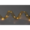 Kép 2/5 - Home RLS10WW LED-es szalag mintákkal, arany színű szalag, 8 funkció, 100db melegfehér LED, 10m hosszú, 5cm széles, elemes tápellátás, beltéri kivitel