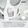 Kép 6/9 - Flexo ergonomikus irodai forgószék deréktámasszal fehér