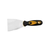 Kép 2/2 - WORKSITE WT3140 nagy spatula, 100mm, rozsdamentes acél, profi gumi markolat