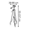 Kép 2/3 - BOSCH BT 150 fotóállvány szintező lézekerhez, 55-157cm tripod, 1/4" felfogatás