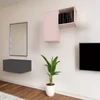 Kép 2/6 - Boxie 1 ajtós fali szekrény 80x40x37 cm pink