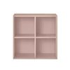 Kép 4/7 - Boxie nyitott fali szekrény 80x80x37 cm pink