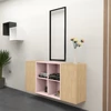 Kép 2/7 - Boxie nyitott fali szekrény 80x80x37 cm pink