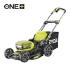Kép 1/3 - RYOBI 18V akkus fűnyíró SOLO (46 cm, brushless motor, 55L gyűjtő, 10 fokozatú magasságállítás) – RY18LMX46A-0