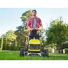 Kép 2/3 - RYOBI 2x18V akkus fűnyíró (46 cm, brushless motor, 55L gyűjtő, 2×5.0Ah akku + töltő) – RY18LMX46A-250